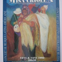 Affiche pour Misa Criolla : 500 anos america latina à l'église St Jean du 13 au 14 novembre