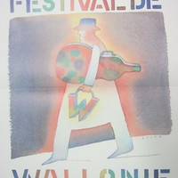 Affiche pour le Festival de Wallonie