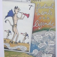 Affiche pour le Festival du conte et de la légende