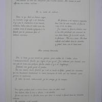 Aggrandissement d'un poème d'Henry Lejeune et Jacques Aimeguy, Le retour de Ragenufle page n°6.