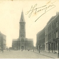 AEDB-CLO-0000023 - Carte postale de l'église vue du bd Maireaux.jpg AEDB-CLO-0000023 - Carte postale de l'église vue du bd Maireaux.jpg