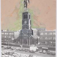 Le clocher de l&#039;église Saint-Joseph de La Louvière par Antonio Segui