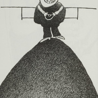 L'aviateur, dessin original publié dans La Chaise de André Balthazar et Roland Breucker