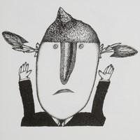 L'épinard, dessin publié dans Linnéaments de André Balthazar et Roland Breucker paru aux Editions Le Daily-Bul en 1997