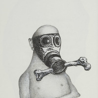 L'os à moelle, dessin original publié dans Le Suçon de André Balthazar et Roland Breucker