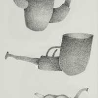 Pipe - teuf-teuf, dessin original publié dans La Pipe de André Balthazar et Roland Breucker