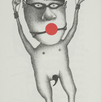 Point-virgule, dessin original publié dans Le Point de André Balthazar et Roland Breucker
