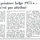 Article de presse sur le prix de la Jeune Peinture