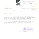 Lettre de Pierre Van Isterdael à Bernard Josse à propos du retour des œuvres exposées pendant le Humourfest