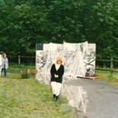 Photographie d'une œuvre de Bernard Josse réalisée pour l'exposition Puzzle en 1988