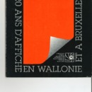 Catalogue de l&#039;exposition 20 d&#039;affiche en Wallonie et à Bruxelles 1970-1990
