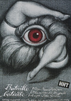 Affiche pour <em>Bataille, bataille</em>, d'après Georges Bataille - Théâtre Noord Nederlands Toneel, H-Groeningen 1992 / Jacques Richez