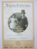 Affiche pour Les Amants Puérils au Théatre NationalCcommunauté Française de Belgique du 8 au 18 février