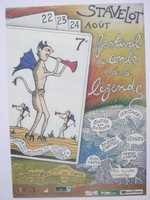 Affiche pour le Festival du conte et de la légende
