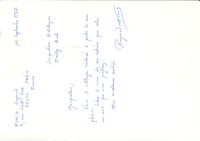 Lettre de Raymond Konig à propos de l'esprit de clochers