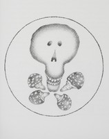 Le Champignon, dessin de Roland Breucker pour la publication <em>Linnéaments</em> de André Balthazar et Roland Breucker