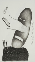 <em>Le mal de l'air</em>, dessin original publié dans <em>Le Nez</em> de André Balthazar et Roland Breucker