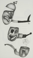 <em>Pipe - Au feu</em>, dessin original publié dans <em>La Pipe</em> de André Balthazar et Roland Breucker