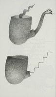 <em>Pipe serpent et pipe escaliers</em>, dessin original publié dans <em>La Pipe</em> de André Balthazar et Roland Breucker