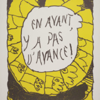 En avant, y'a pas d'avance ! / Pierre Alechinsky