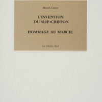 L'invention du slip-chiffon. Hommage au marcel / Henri Cueco