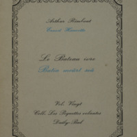 Le bateau ivre  / Arthur Rimbaud - Ernest Haucotte