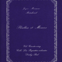 Phallus et momies / Joyce Mansour &amp; Reinhoud