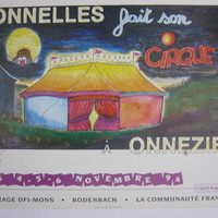 Affiche pour Honnelles fait son cirque à Onnezies du 4 au 6 Novembre 1994