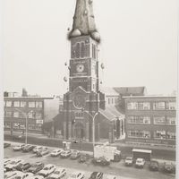 Le clocher de l&#039;église Saint-Joseph de La Louvière par Denyse Willem