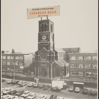 Le clocher de l&#039;église Saint-Joseph de La Louvière par Frédéric Baal