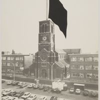 Le clocher de l&#039;église Saint-Joseph de La Louvière par Guy Schraenen