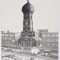 Le clocher de l&#039;église Saint-Joseph de La Louvière par Gyuri Macsai