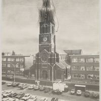 Le clocher de l&#039;église Saint-Joseph de La Louvière par Ondrej Michalek 