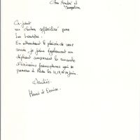 Lettre d&#039;Henri et Denyse Lambert à propos de l&#039;esprit de clochers