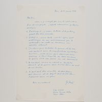 Lettre de Jiri Kolar à propos de l&#039;esprit de clochers