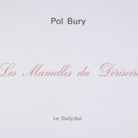 Les mamelles du dérisoire / Pol Bury