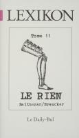 Tome 11 : Le rien / André Balthazar - Roland Breucker