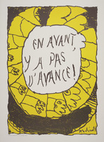 En avant,  y'a pas d'avance ! / Pierre Alechinsky