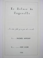 Affiche Poème Henry Lejeune et Jacques Aimeguy, Le retour de Ragenufle.