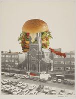 Le clocher de l'église Saint-Joseph de La Louvière par Balthazar FLWT