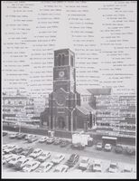 Le clocher de l'église Saint-Joseph de La Louvière par Bernard Heidsieck