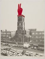 Le clocher de l'église Saint-Joseph de La Louvière par Cécile Miguel