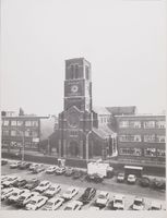 Le clocher de l'église Saint-Joseph de La Louvière par Michel Duez