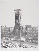 Le clocher de l'église Saint-Joseph de La Louvière par Nadine Fiévet