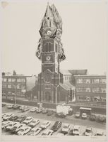 Le clocher de l'église Saint-Joseph de La Louvière par Thierry Lenoir