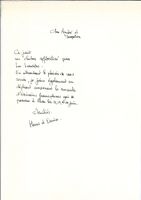 Lettre d'Henri et Denyse Lambert à propos de l'esprit de clochers