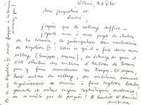 Lettre de Maxime Godard à propos de l'esprit de clochers