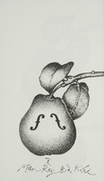 <em>A Man Ray et à Kiki</em>, dessin original publié dans <em>La Poire</em> de André Balthazar et Roland Breucker