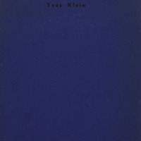 Le dépassement de la problématique de l'art / Yves Klein